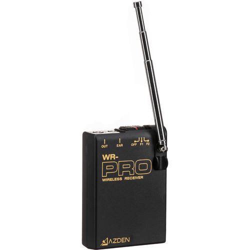 Azden WR-PRO VHF Camera-Mount Wireless Receiver (169 & 170 MHz)