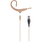 Audio-Technica BP893xcH-TH MicroSet Omni Condenser Headworn Wireless Mic - Detachable Cable w/ cH Connector - Beige