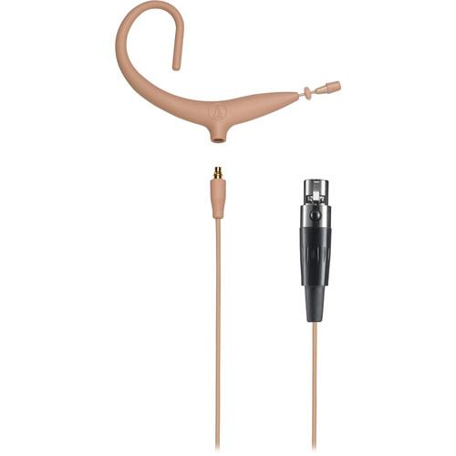 Audio-Technica BP893xcT4-TH MicroSet Omni Condenser Headworn Wireless Mic - Detachable Cable w/ cT4 Connector - Beige