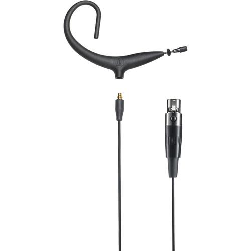 Audio-Technica BP893xcT4 MicroSet Omni Condenser Headworn Wireless Mic - Detachable Cable w/ cT4 Connector - Black