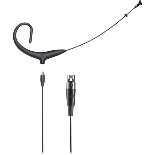 Audio-Technica BP894xcT4 MicroSet Cardioid Condenser Headworn Wireless Mic - Detachable Cable w/ cT4 Connector - Black