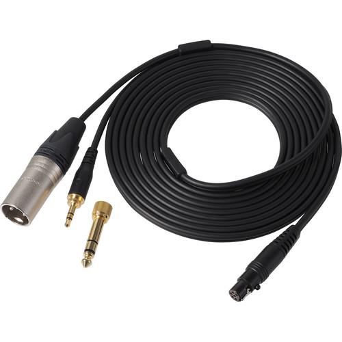 Audio-Technica BPCB2 Replacement Cable for BPHS2 Terminated in 3-Pin XLRM and 1/4 Inch Output Connectors