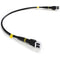 FieldCast Two-Channel Single-Mode Jumper Duplex Patch Cable (15.7", Black)