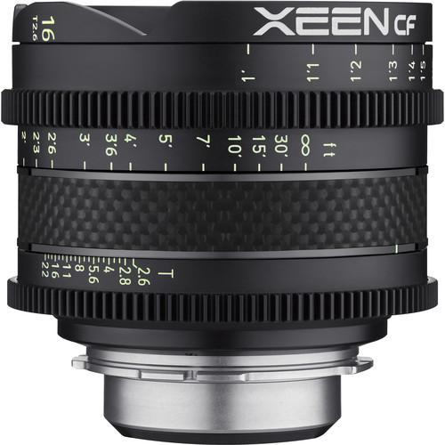 XEEN CF by ROKINON 16mm T2.6 Professional Cine Lens for Canon EF Mount