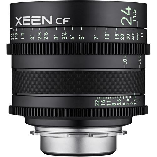 XEEN CF by ROKINON 24mm T1.5 Professional Cine Lens for PL Mount