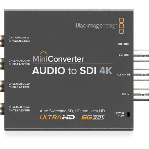 Blackmagic Mini Converter - Audio to SDI 4K