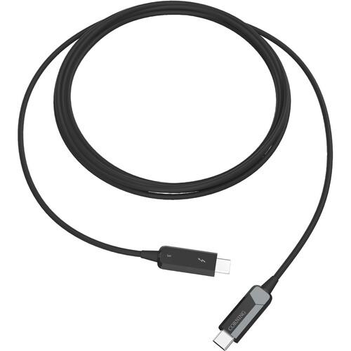 Optical Cables by Corning Thunderbolt 3 USB Type-C Male Optical Cable (82')