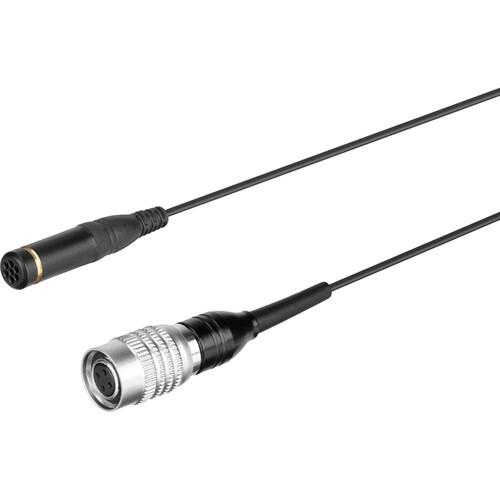 Saramonic 4mm Omni Lav Mic:Audio-Technica Unipak Wireless Transmitters 4-Pin Hirose Locking Connector
