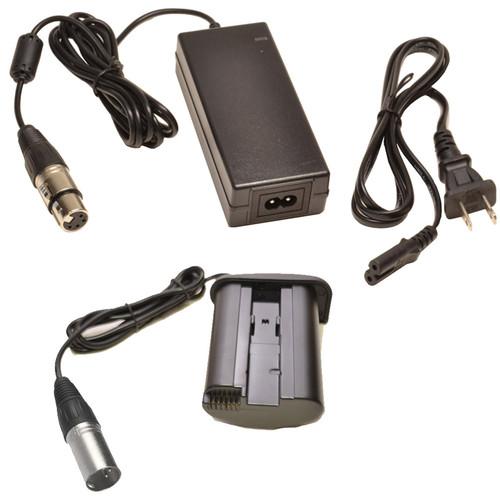 Bescor DRE19XAC Battery Coupler with 4-Pin Male XLR and PSA-124 Power Supply