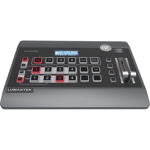 Lumantek ez-CGER HD Switcher & Graphic Mixer with ez-LiveSurface Control Surface