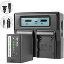 GVM Dual Charger with BP-A60 Battery for Canon C300 Mark II, C200 & C200B (6800mAh)