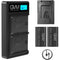 GVM NP-F970 Lithium-Ion Batteries with Dual Charger and V-Mount Battery Plate
