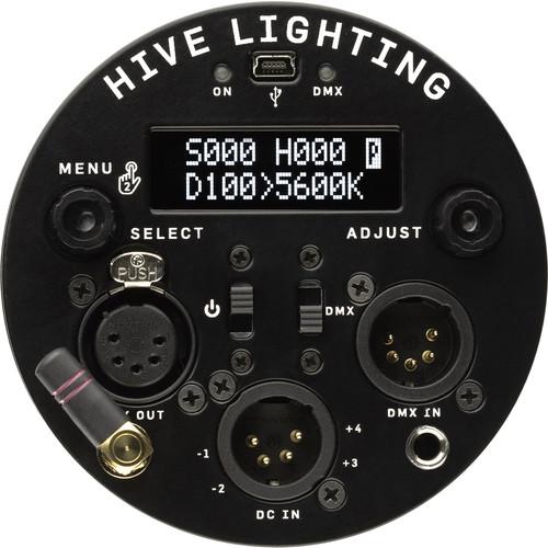 Hive Lighting WASP 100-C Par Spot Omni-Color LED Light (Gen 2) w/ Barndoors and Power Supply (No Lenses)