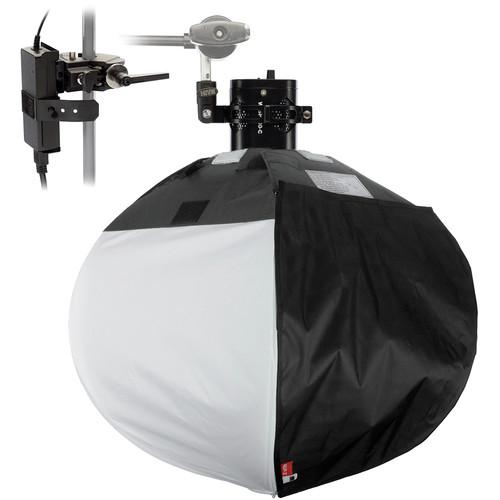 Hive Lighting Wasp Nest Lantern Light Kit: WASP 100-C Open Face Omni-Color LED Light Kit w/ 20" Lantern Softbox, 4 Point Speedring, 15' Header Extension Cable, Power Supply Mounting Bracket, Mafer Clamp, and 1/4-20 Baby Pin Stud