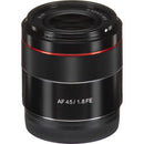 Rokinon AF 45mm F1.8 Auto Focus Lens for Sony E-Mount Full Frame