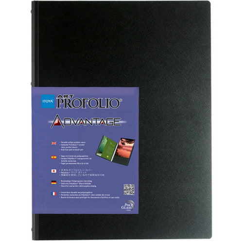 Itoya Art Profolio Advantage Presentation/Display Book (14 x 17", Black)