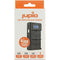 Jupio USB Dedicated Duo Charger for FUJIFILM NP-W126S Batteries