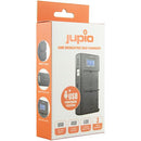 Jupio USB Duo LCD Charger for Sony NP-F550/NP-F750/NP-F970/NP-FM50