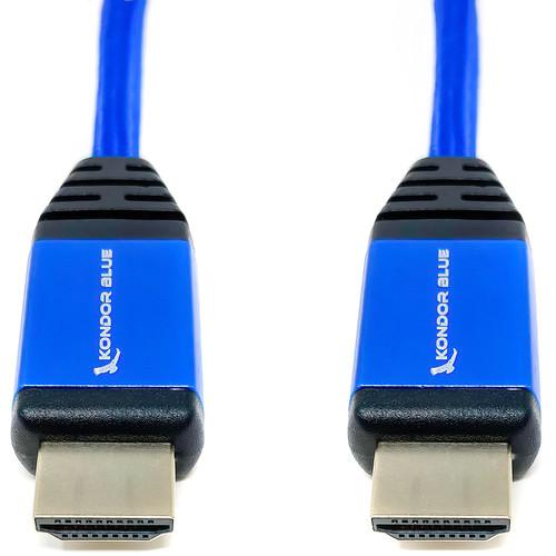 Kondor Blue KB_HDMI14 Braided High-Speed HDMI Cable (Blue, 14")