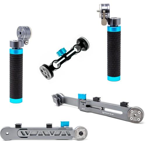 Kondor Blue Rosette Arms, Grips, and 15mm Rod Block Bundle