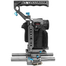 Kondor Blue Base Rig with LANC Handle & Baseplate for Panasonic Lumix S1/S1R/S1H