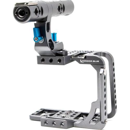 Kondor Blue Half Cage with Top Handle for BMPCC 4K/6K (Space Gray)