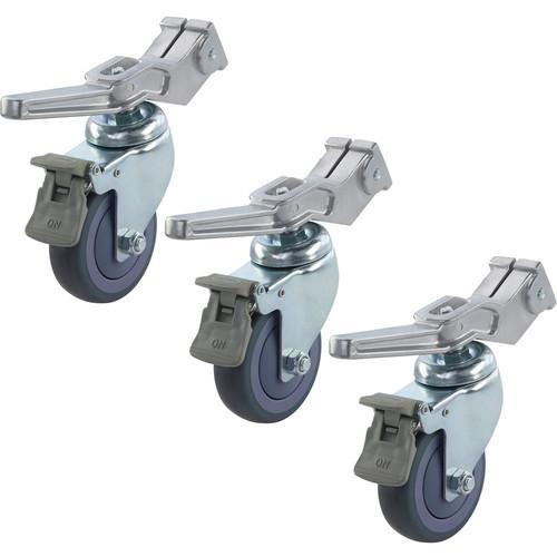 Kupo 100mm Brake Caster 30mm Square (Set 3)