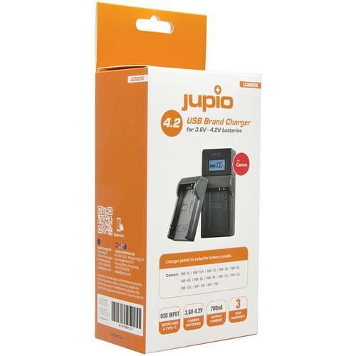 Jupio USB Charger Kit for Select Canon Batteries (3.6 to 4.2V)