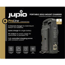 Jupio Portable Dual-Battery Charger (Gold Mount)