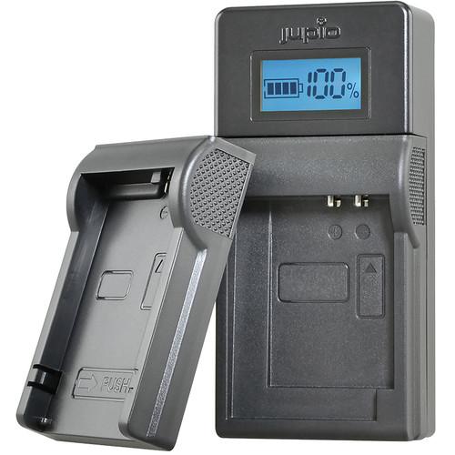Jupio USB Charger Kit for Select FUJIFILM, Nikon, Olympus, Panasonic, and Pentax Batteries (7.2 to 8.4V)