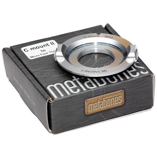 Metabones C-mount to Micro FourThirds adapter (CHROME)