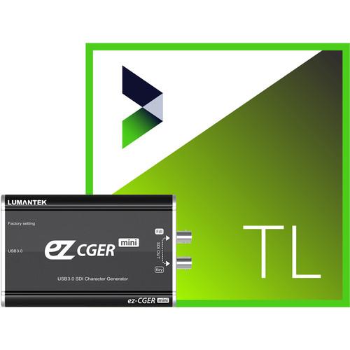 Lumantek ez-CGER mini & NewBlueFX Titler Live 4 Broadcast Bundle