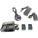 Bescor NPT125 Battery, Charger, Coupler & AC Adapter Kit for Select FUJIFILM Cameras