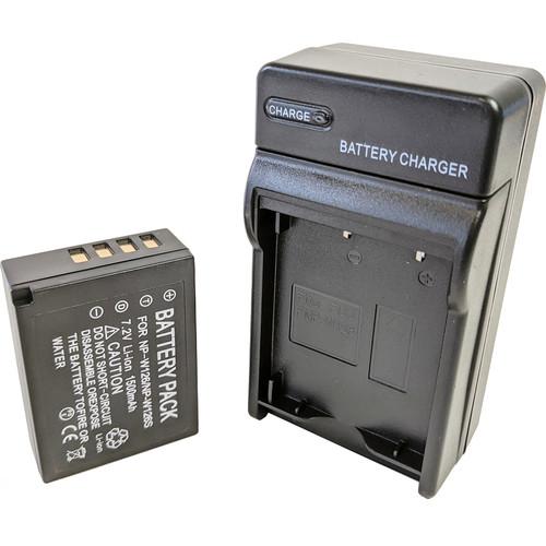 Bescor NPW126S Battery and Charger Kit for Select FUJIFILM Cameras