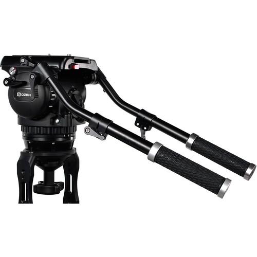OZEN Agile 20S Fluid Head With 2 Extending Pan Bars And PED40