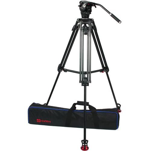 OZEN 75AL2HD 75mm Aluminum Tripod & Agile 6S Fluid Head System (S-Loc)