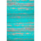 Savage Rustic Teal Wood Printed Vinyl Backdrop (5x7')