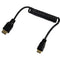 ProVideo Accessories PA-H2HMINI Coiled Mini-HDMI to HDMI Cable (11.8 to 17.7")