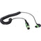 Phottix Coiled Cable for Indra Battery Pack or AC Adapter to Canon Speedlites