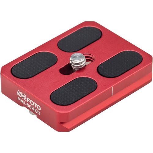 MeFOTO RoadTrip and GlobeTrotter Air Quick Release Plate (Red)