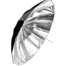 Savage 72" Black/Silver Umbrella