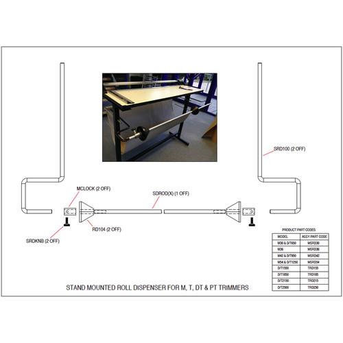 Rotatrim Roll Dispenser for DigiTech DT2150 Trimmer