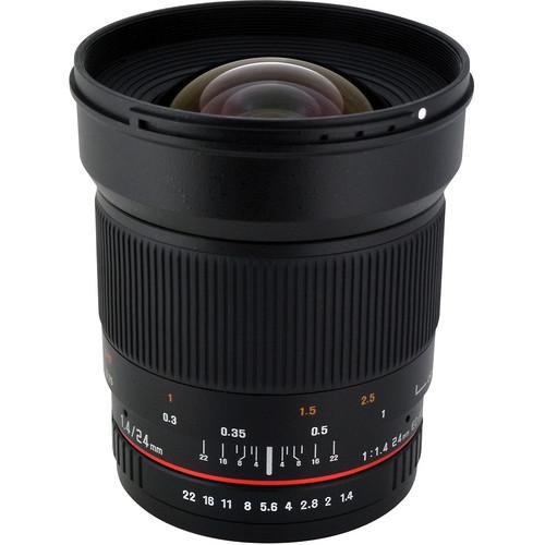 Rokinon 24mm f/1.4 ED AS UMC Wide-Angle Lens for Pentax