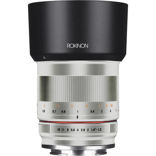 Rokinon 50mm f/1.2 Lens for Fujifilm X (Silver)