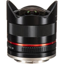 Rokinon 8mm f/2.8 UMC Fisheye II Lens for Sony E (Black)