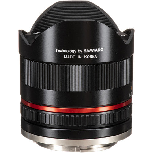 Rokinon 8mm f/2.8 UMC Fisheye II Lens for Sony E (Black)