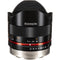 Rokinon 8mm f/2.8 UMC Fisheye II Lens for FUJIFILM X (Black)