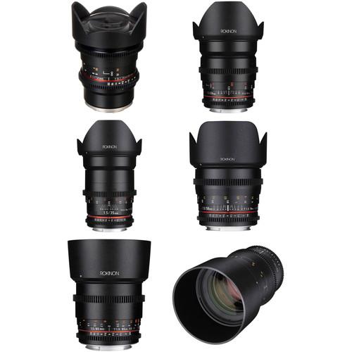 Rokinon Cine DS 6 Lens Kit with Sony E Mount