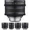 Rokinon XEEN CF Pro 5-Lens E-Mount Cine Lens Kit