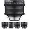 Rokinon XEEN CF Pro 5-Lens E-Mount Cine Lens Kit